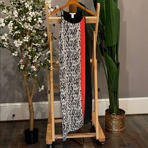 White House Black Market Asymmetrical maxi dress